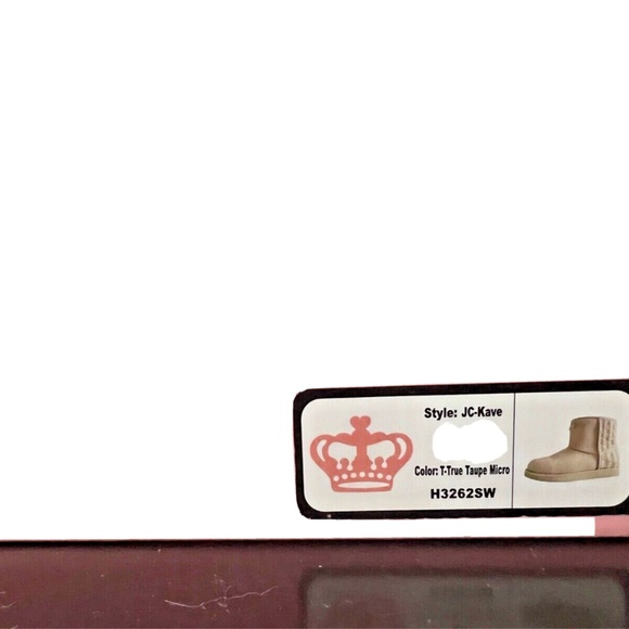 NEW Juicy Couture Womens Kave Faux Fur Boots Booties Pull On Quilted Logo NIB - Picture 5 of 6